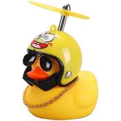 Lucky Duck | Sponsbob|Stoere Eend helm, zonnebrilketing en helm | got a rotor on my head|Eend met Helm| Auto| decoratie ducky met helm, zonnebrilketing en helm |